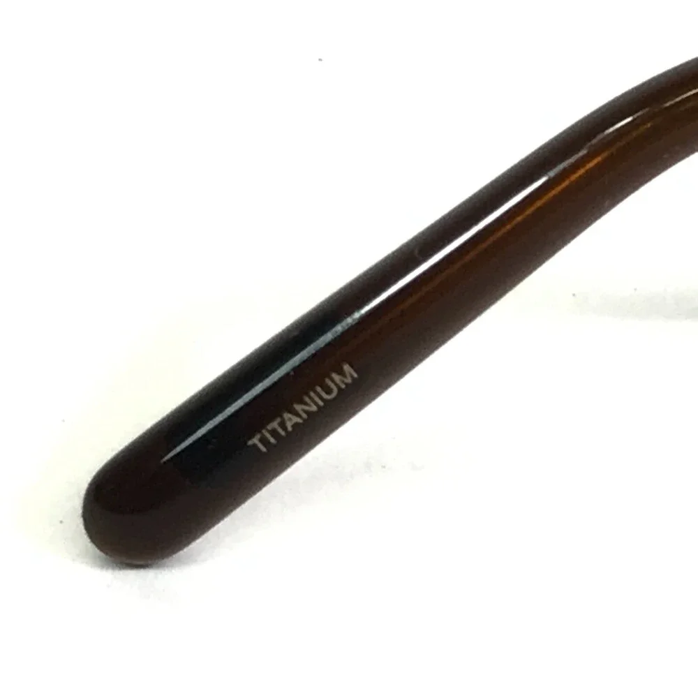 Oliver Peoples Eyeglasses Frames OV5496 1746 LEN Brown Yellow Silver 49-23-145